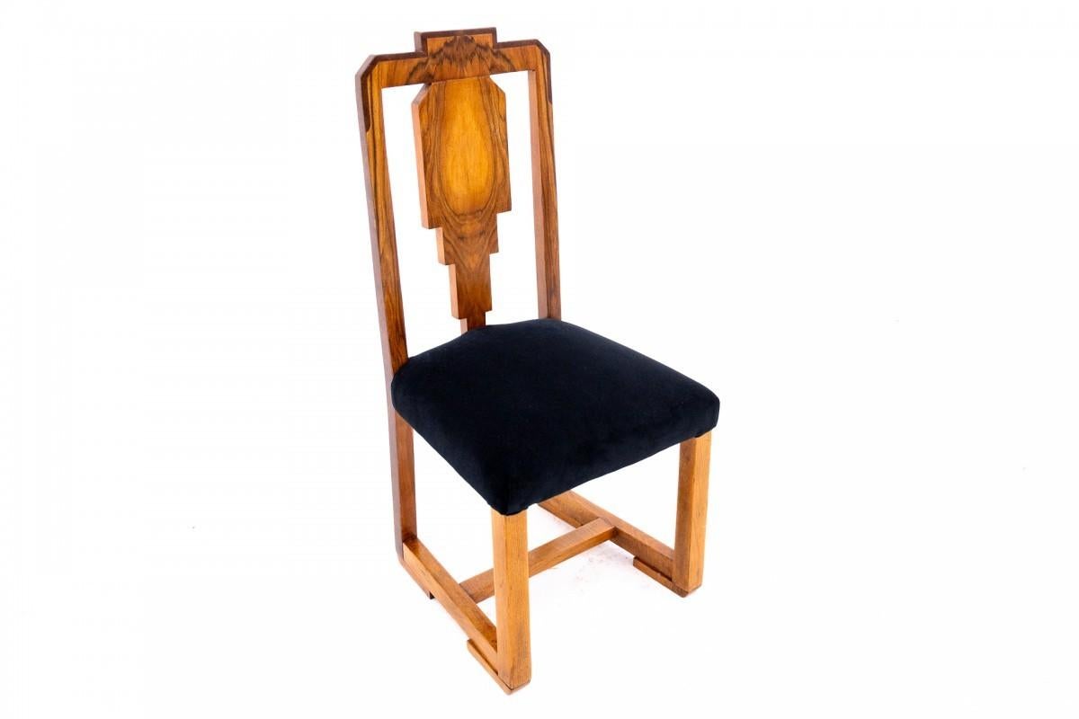 Dressing table with chair in Art Deco style, Poland, mid-20th century. For Sale 5