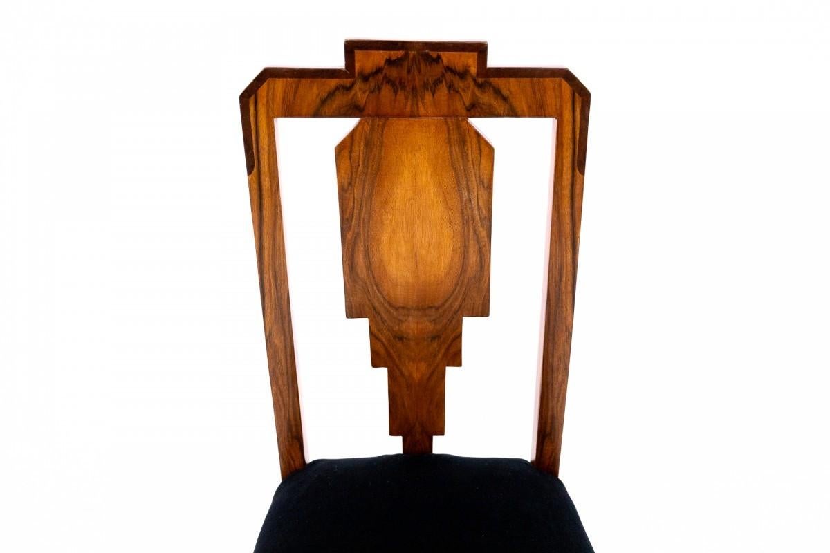 Dressing table with chair in Art Deco style, Poland, mid-20th century. For Sale 7