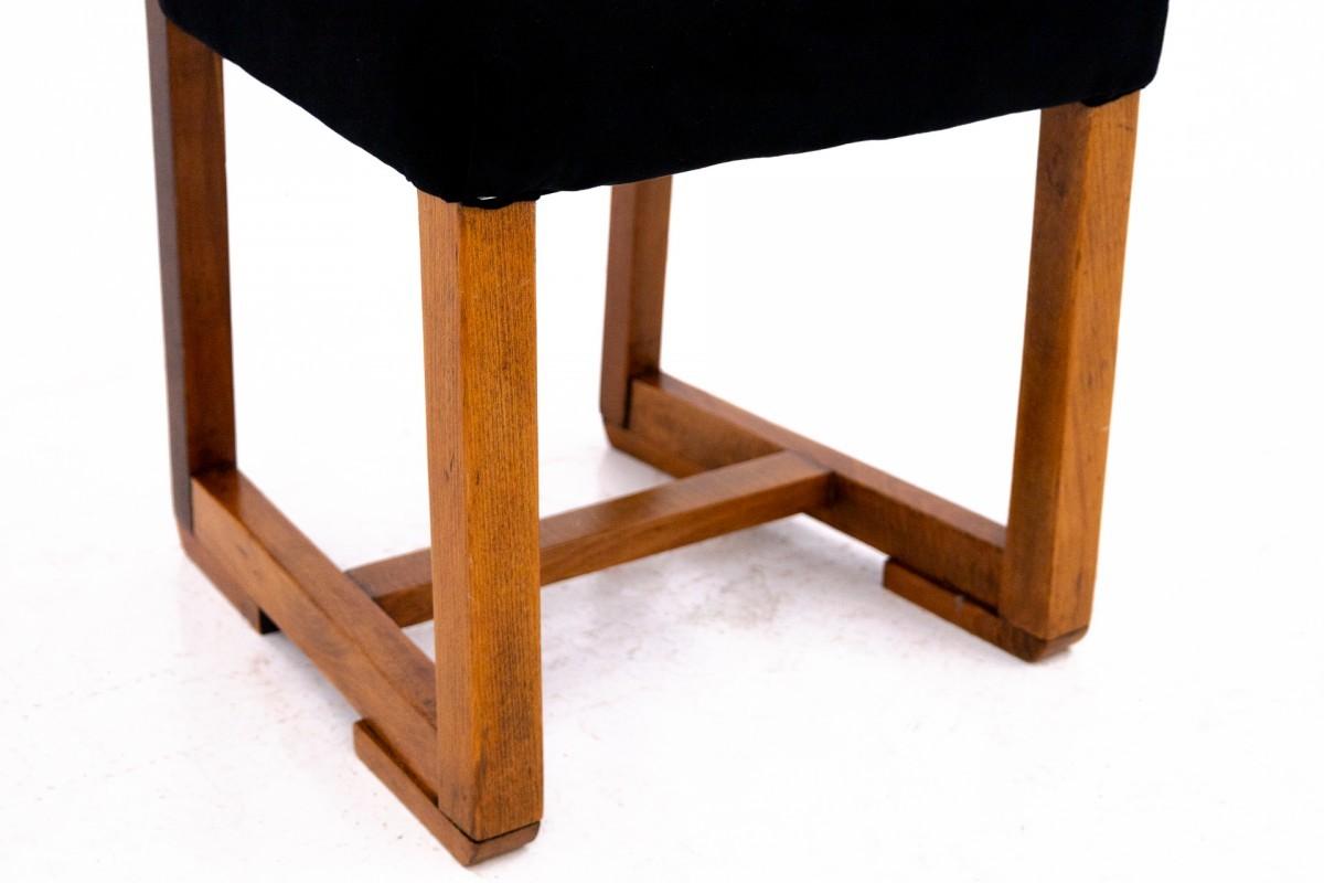Dressing table with chair in Art Deco style, Poland, mid-20th century. For Sale 9