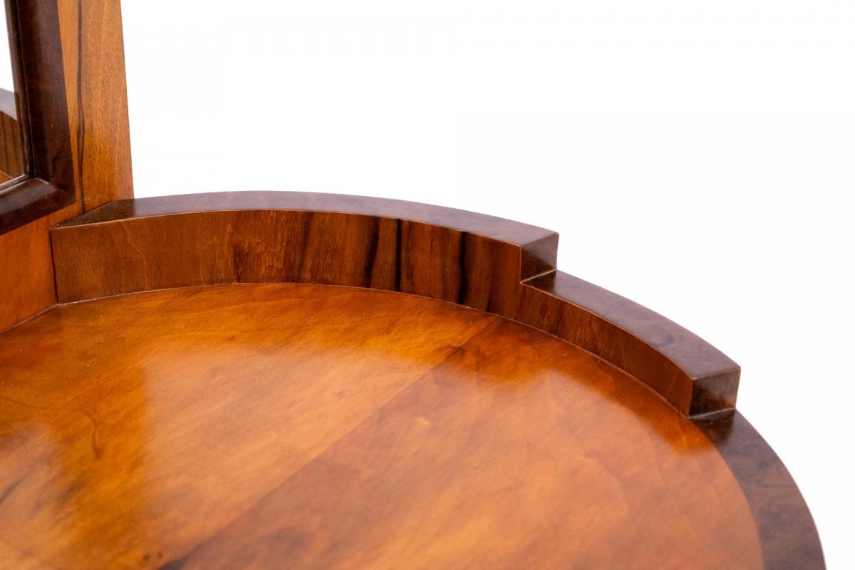 Dressing table with chair in Art Deco style, Poland, mid-20th century. For Sale 1