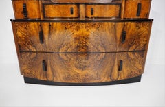 Dressing Table with Mirror by Jindrich Halabala, 1950s