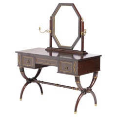 Dressing table with mirror