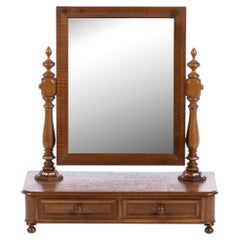 Dressing table with tilting mirror - 19th century
