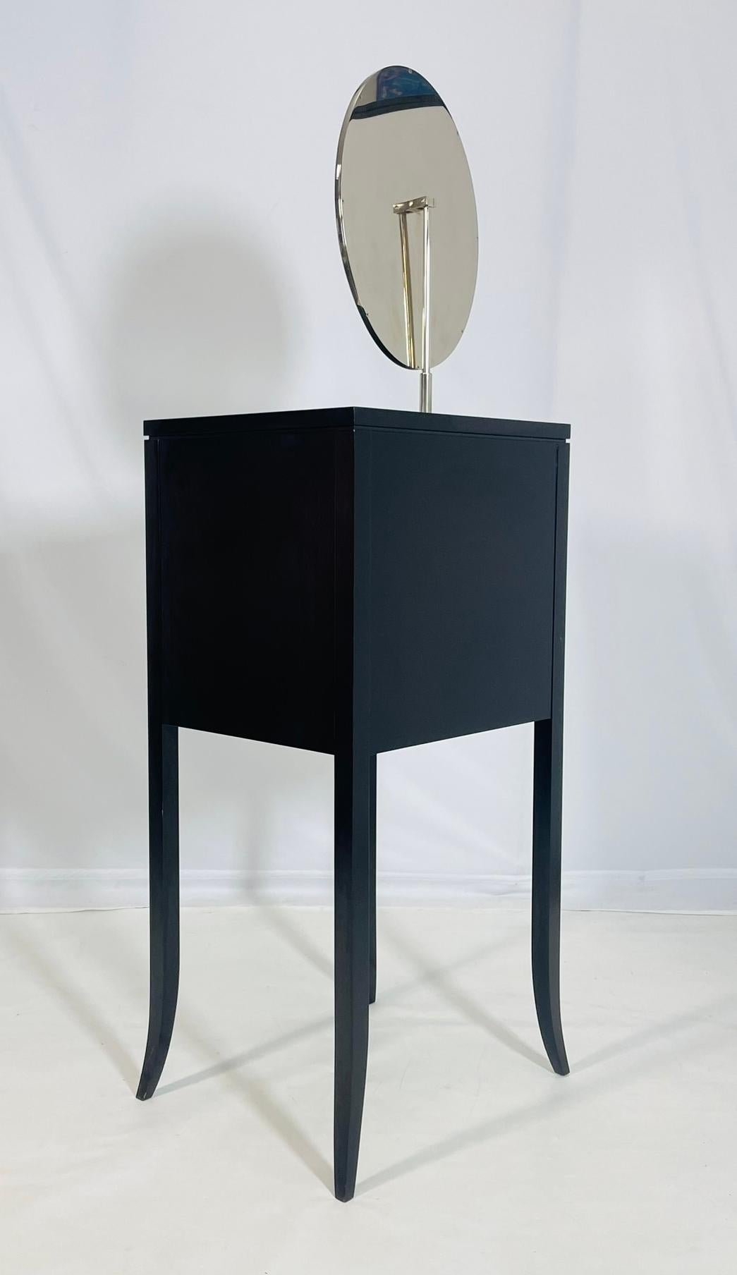 Dressing Vanity Cabinet With Mirror by Maxine Snider Inc. For Sale 1
