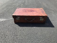 Drew and Sons Piccadilly Circus Suitcase in Leather, Early 20th Century, London