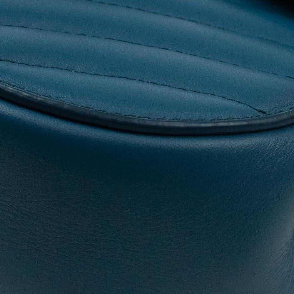 Drew Bijoux in blue leather 6