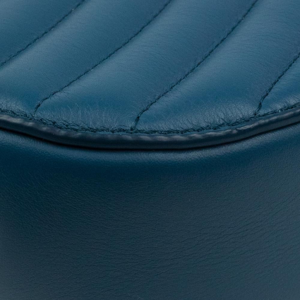 Drew Bijoux in blue leather 8