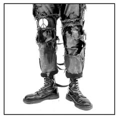 Peace Pants by Drew Carolan - Punk Fashion Photography