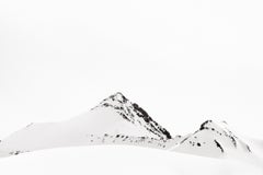 Image abstraite et minimaliste du paysage arctique