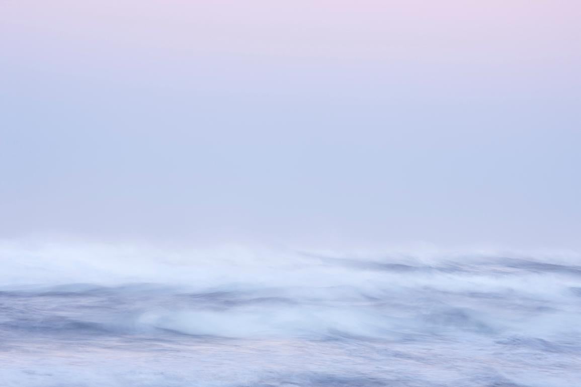 Drew Doggett Landscape Photograph - Beautiful Sunrise Over the Pacific Northwest, Minimal, Ethereal, Calming