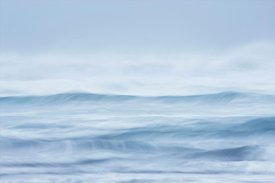Drew Doggett Landscape Photograph - Calming, Meditative Seascape in Oregon, Horizontal, Color Photography