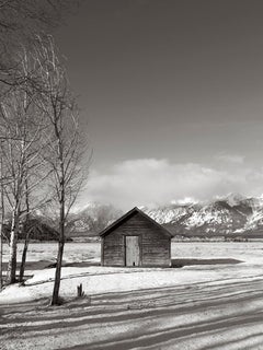 Classic, Lone Cabin in the American West, Iconic, Mountains, National Park