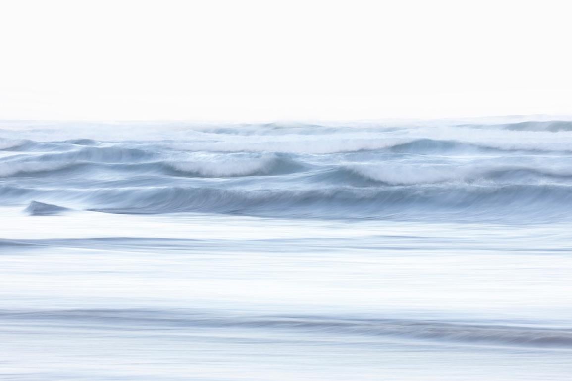 Beach éthérée dans l'Oregon, photographie en couleur, horizontale