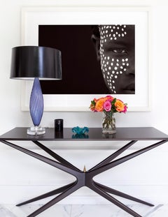 Iconic Portrait of a Young Man Wearing Tribal Face Paint, Ethiopia, Fashion