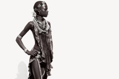Jewelry and Dress in Ethiopia, Black and White Photography, Horizontal