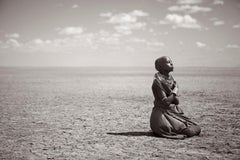 Portrait d'une jeune femme Rendille sur les salines du nord du Kenya