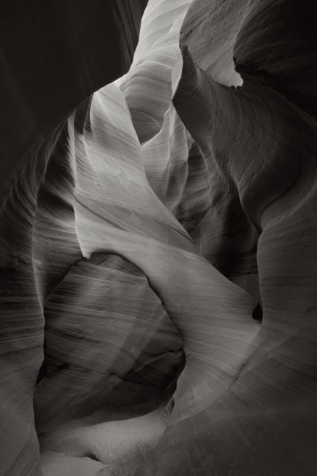 The delicate curves and soft textures of this slotted canyon are ethereal