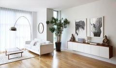 Two Wild & Famous Horses on Sable Island, Black & White Photography,  Horizontal