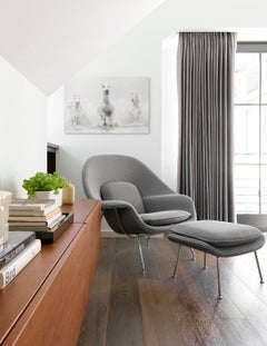 Caballos blancos en el sur de Francia, Fotografía en blanco y negro, Horizontal