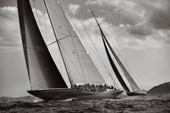 Racing-Yachts von Weltrang in Italien, nautisch, horizontal, ikonisch