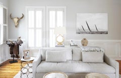 World Class Sailboats on the Open Seas, Classic, Horizontal, Minimalist