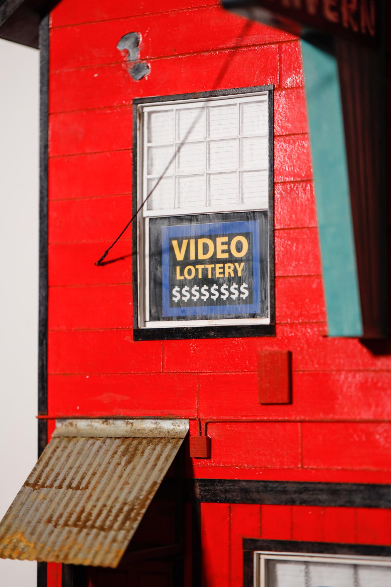 « Billy Ray's Tavern » miniature réaliste, architecture, bâtiment, paysage urbain en vente 8