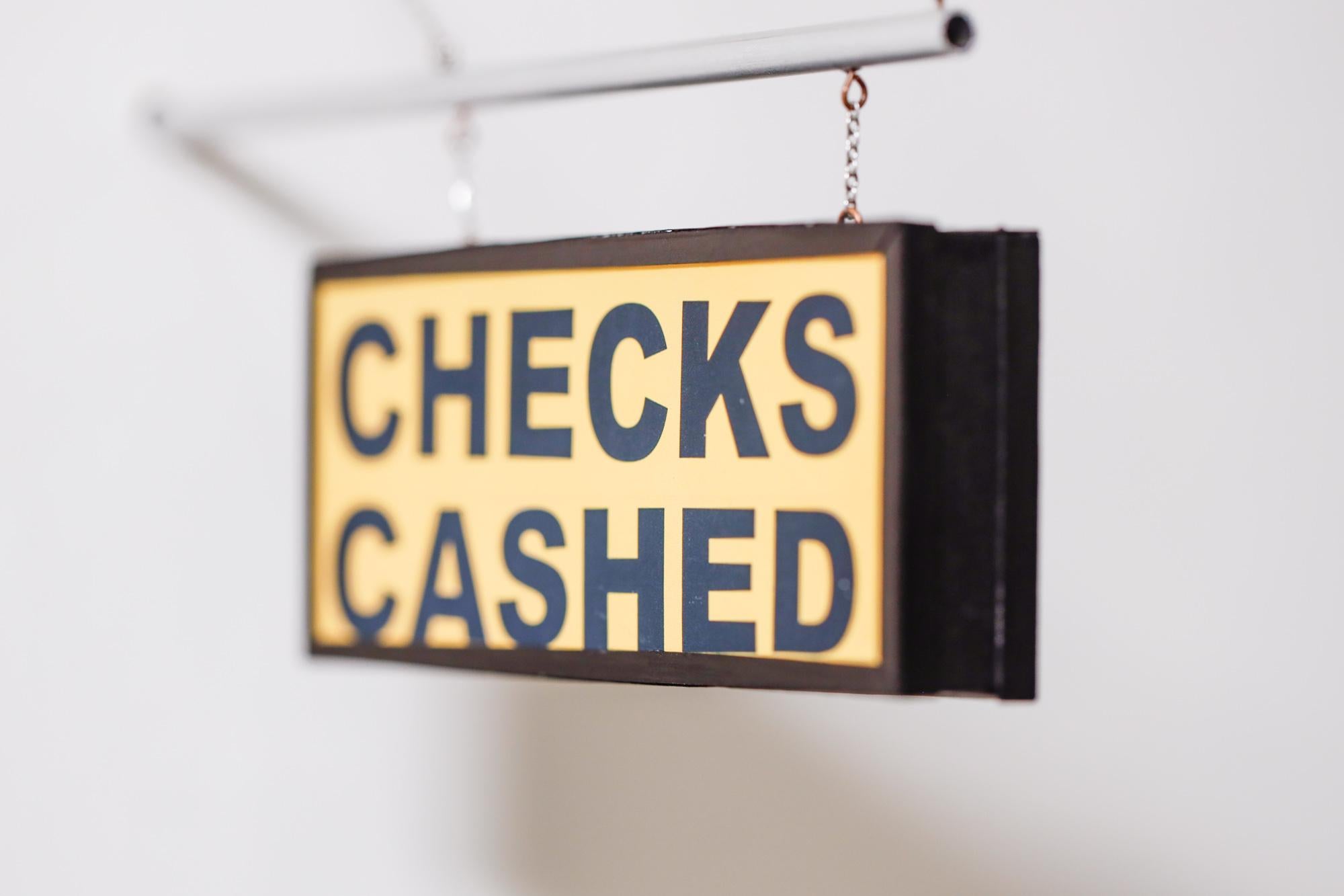 Cash Checked - Contemporary Sculpture by Drew Leshko