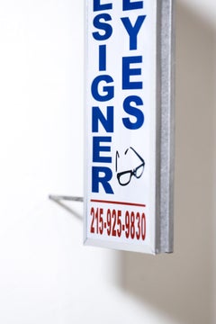 "Designer Eyes" Miniature Wall-Mounted Sign by Drew Leshko
