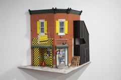 "Discount Cigarettes", Miniature, Architecture, Building, Cityscape, Sculpture