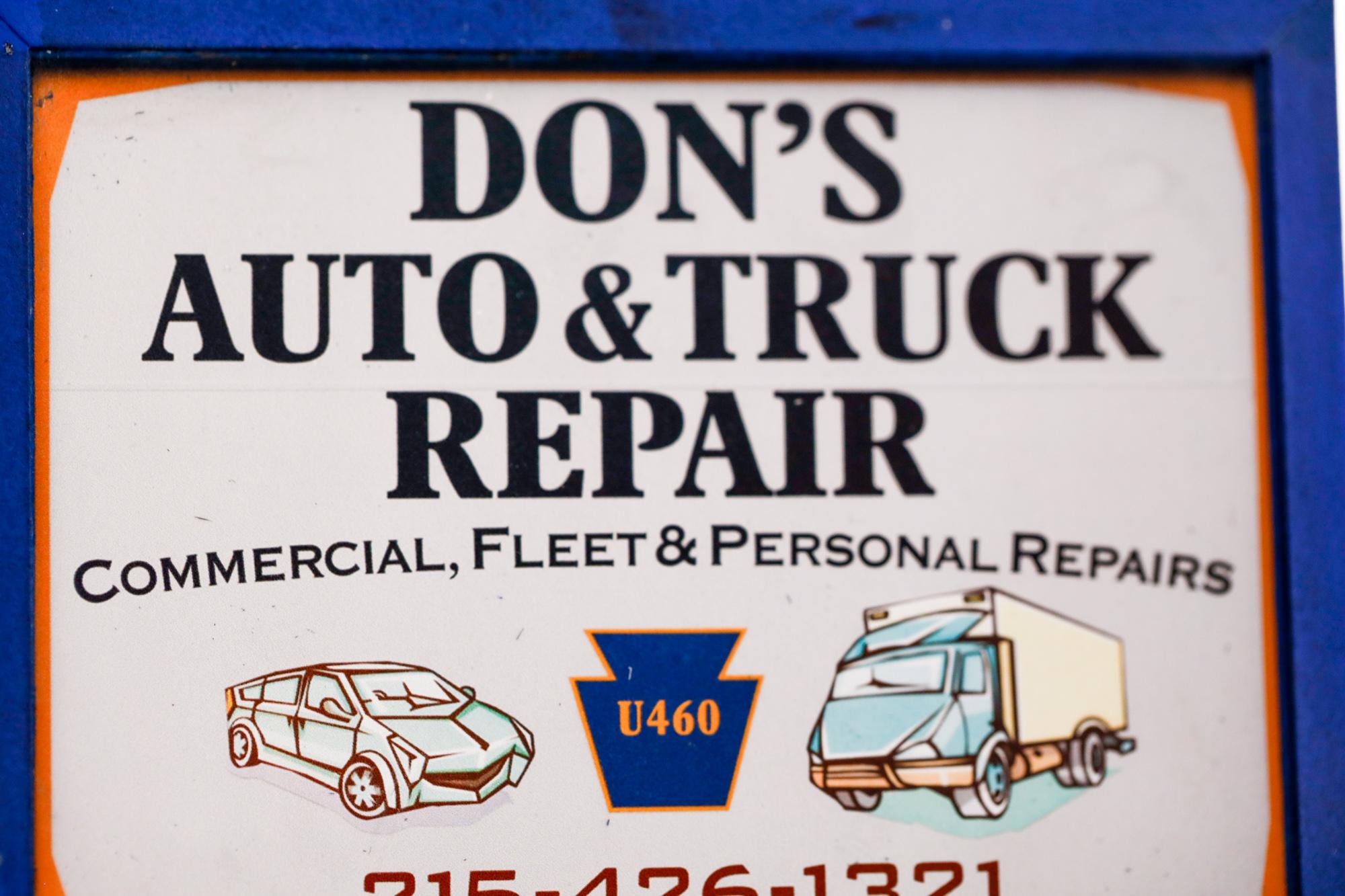 Don's Auto & Truck Repair - Gray Still-Life Sculpture by Drew Leshko