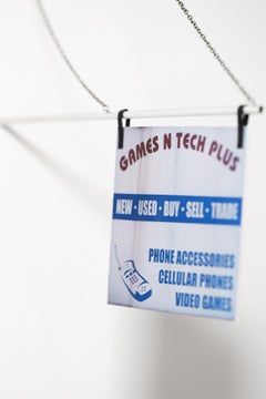 "Games N Tech Plus" Urban Architecture Storefront Sign by Drew Leshko