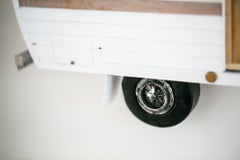 "VÁYASE", Miniatura, furgoneta remolque de camping, escultura de papel