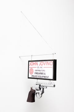 "John Jovino’s" Miniature Storefront Sign by Drew Leshko