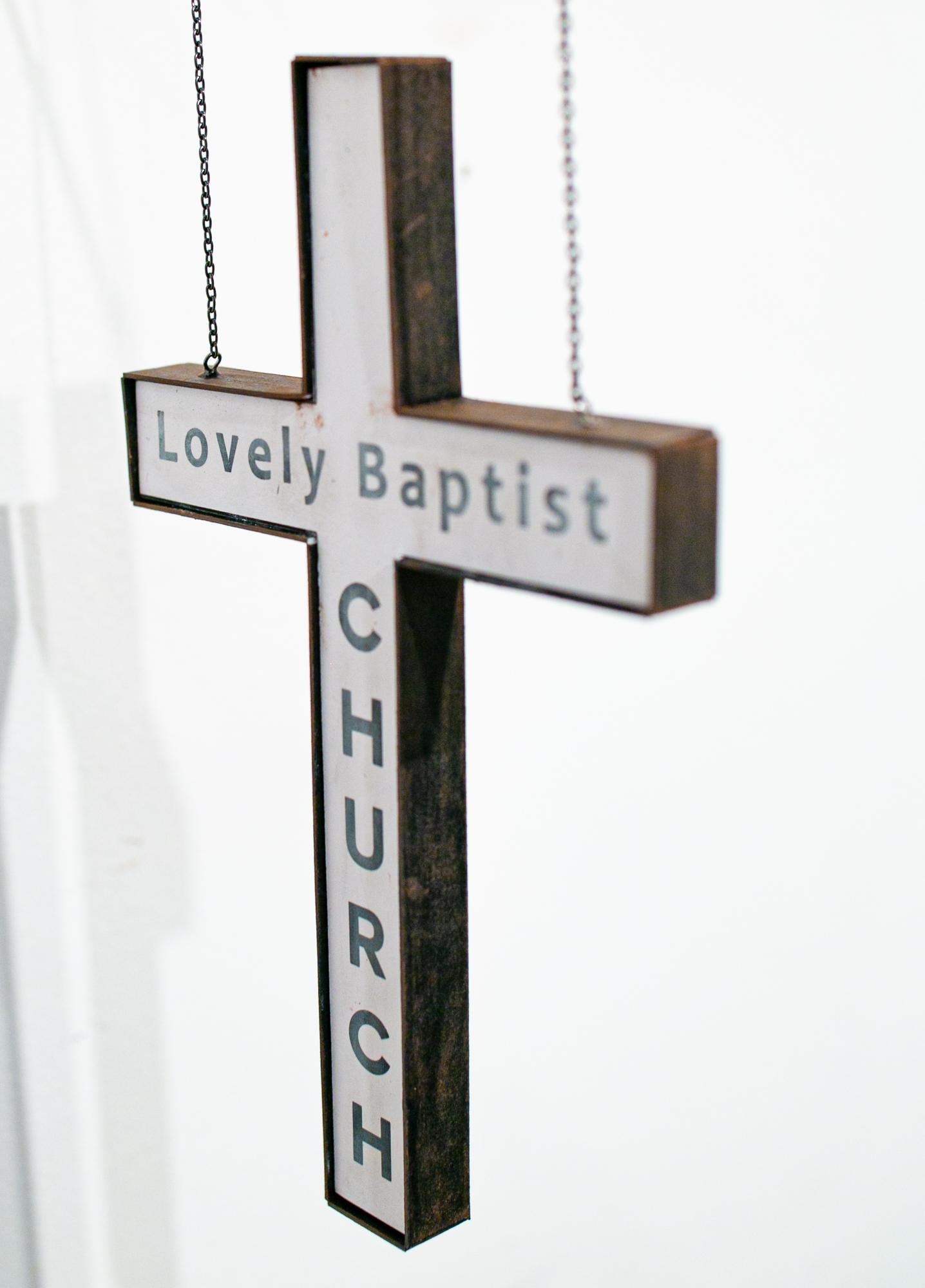 Lovely Baptist Church - Contemporary Art by Drew Leshko
