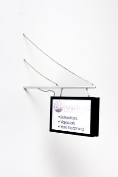 "Phresh Pot" Miniature Paper and Paint Storefront Sign by Drew Leshko