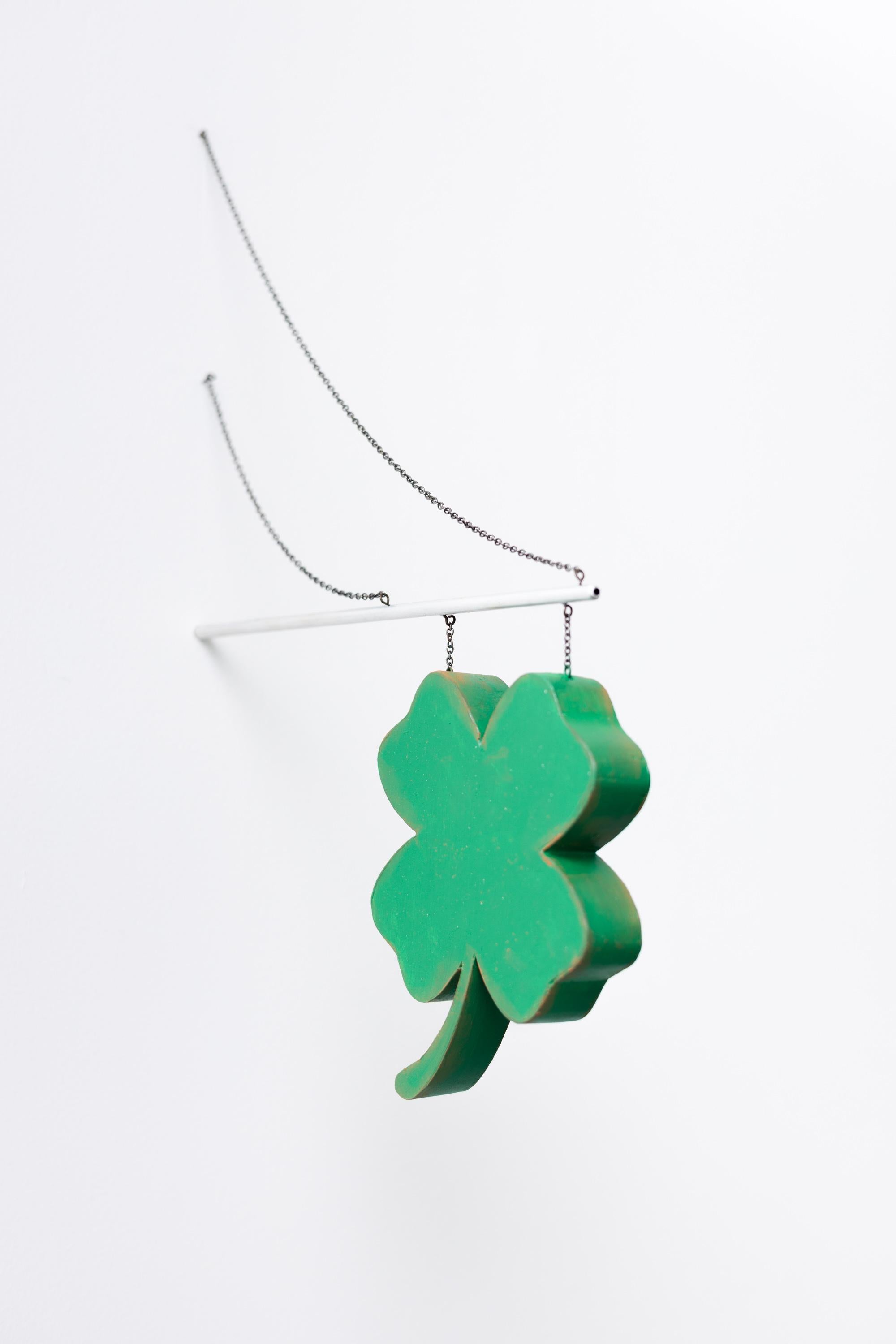 "Shamrock" Miniature Clover Hanging Sign