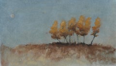 Peinture d'origine arbres de bouleau