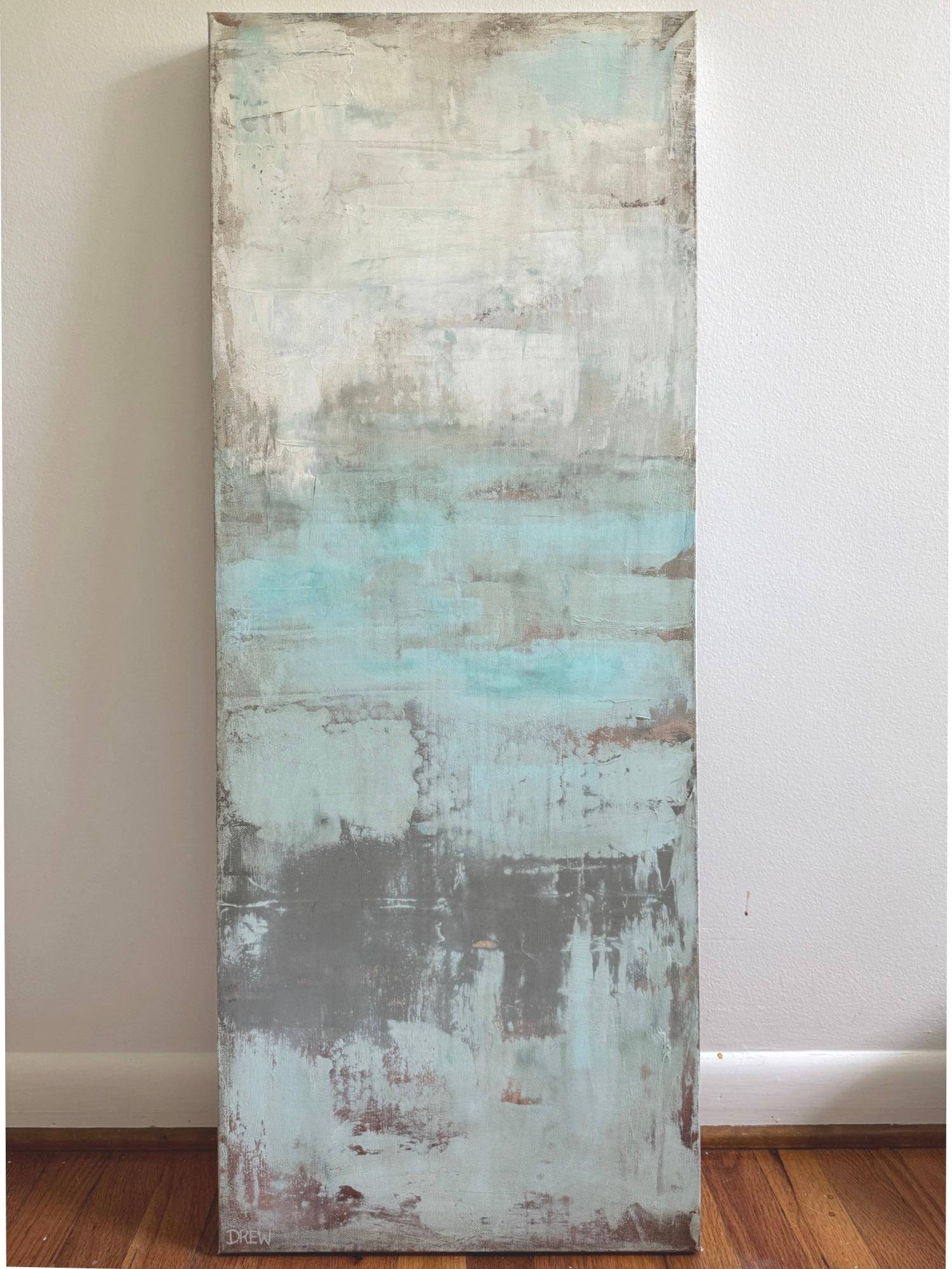 Oltre il mare, Pittura astratta - Painting Astratto di Drew Noel Marin