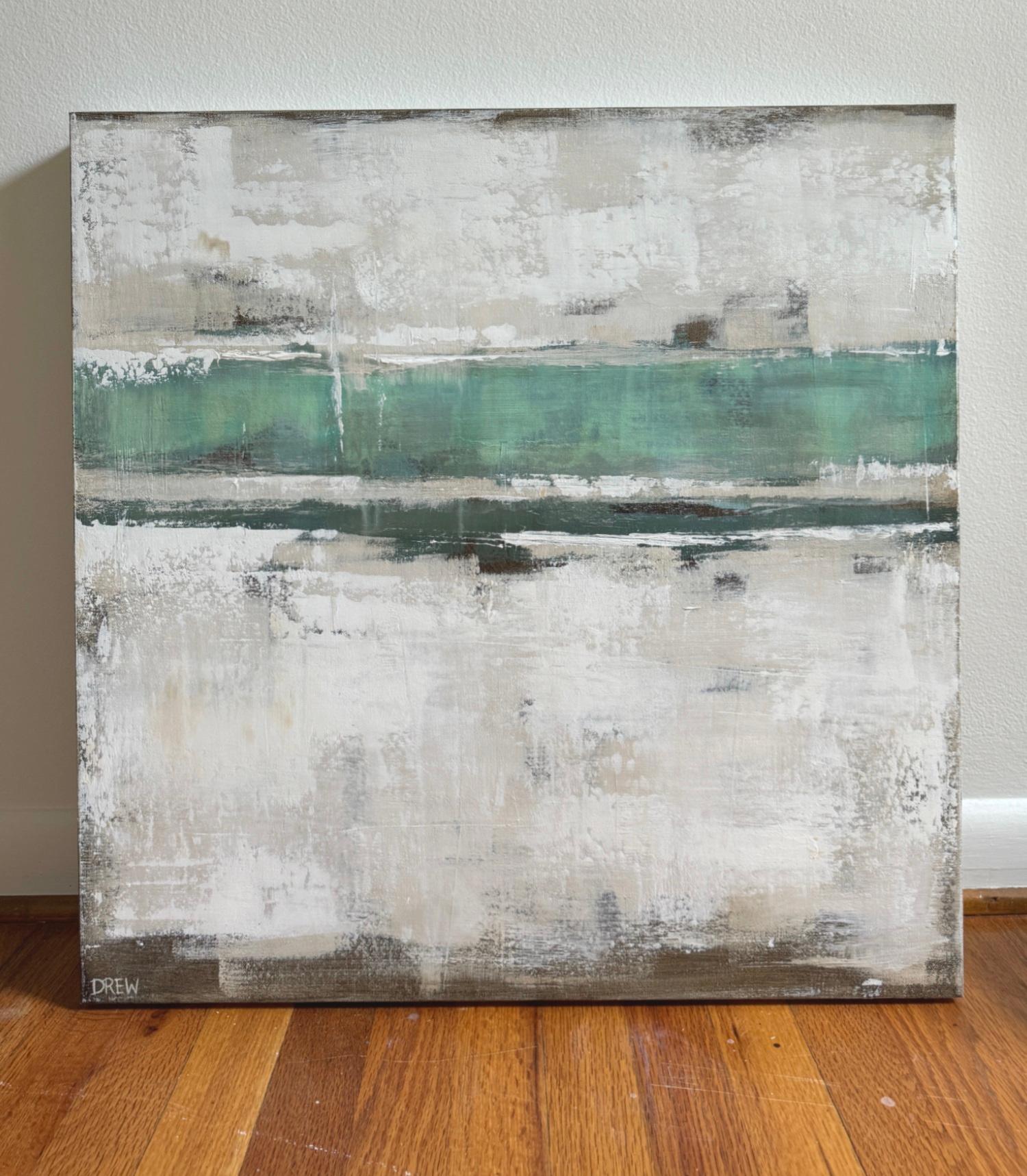 Vieni con me, pittura astratta - Painting Astratto di Drew Noel Marin