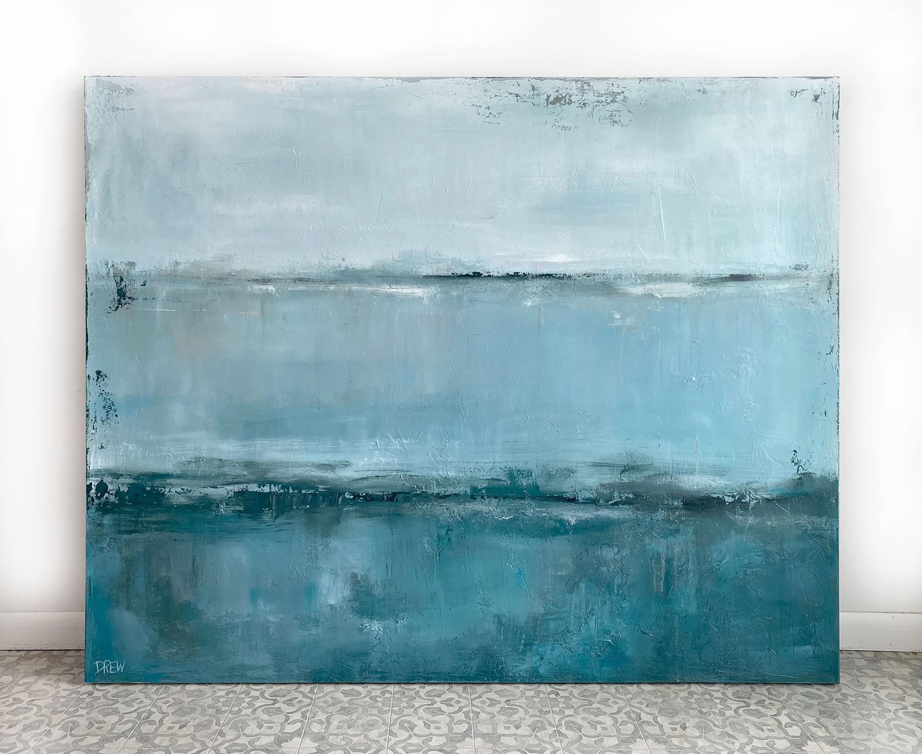 Immergersi, Pittura astratta - Painting Astratto di Drew Noel Marin