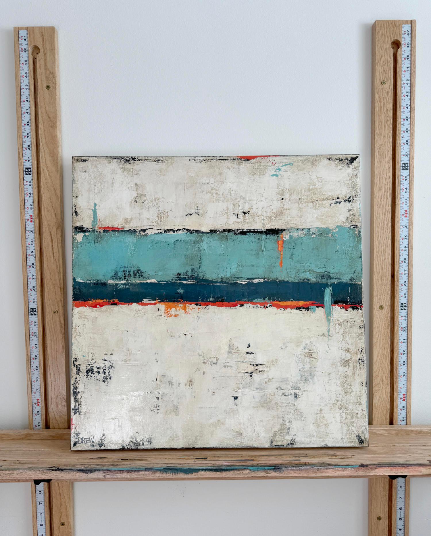 Spirito di Fuoco, Pittura astratta - Painting Astratto di Drew Noel Marin