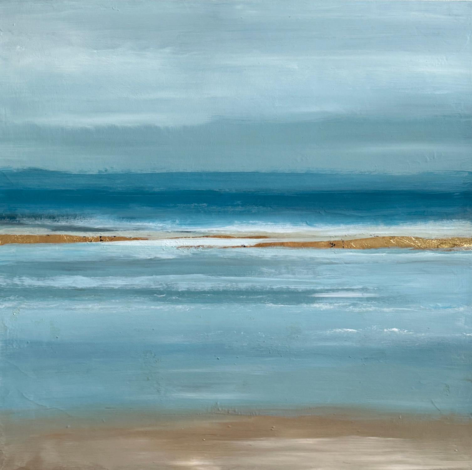 Landscape Painting di Drew Noel Marin - Vicino e lontano, Pittura astratta