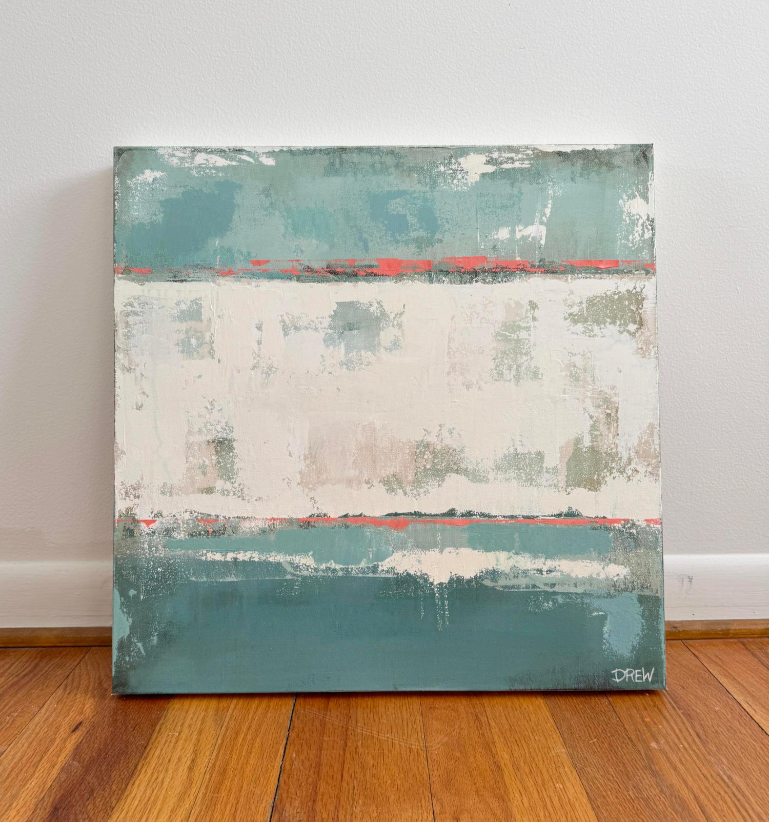 Dolce fuga, Pittura astratta - Painting Astratto di Drew Noel Marin