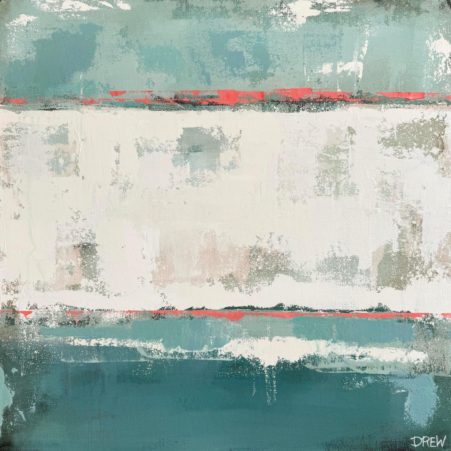 Abstract Painting di Drew Noel Marin - Dolce fuga, Pittura astratta