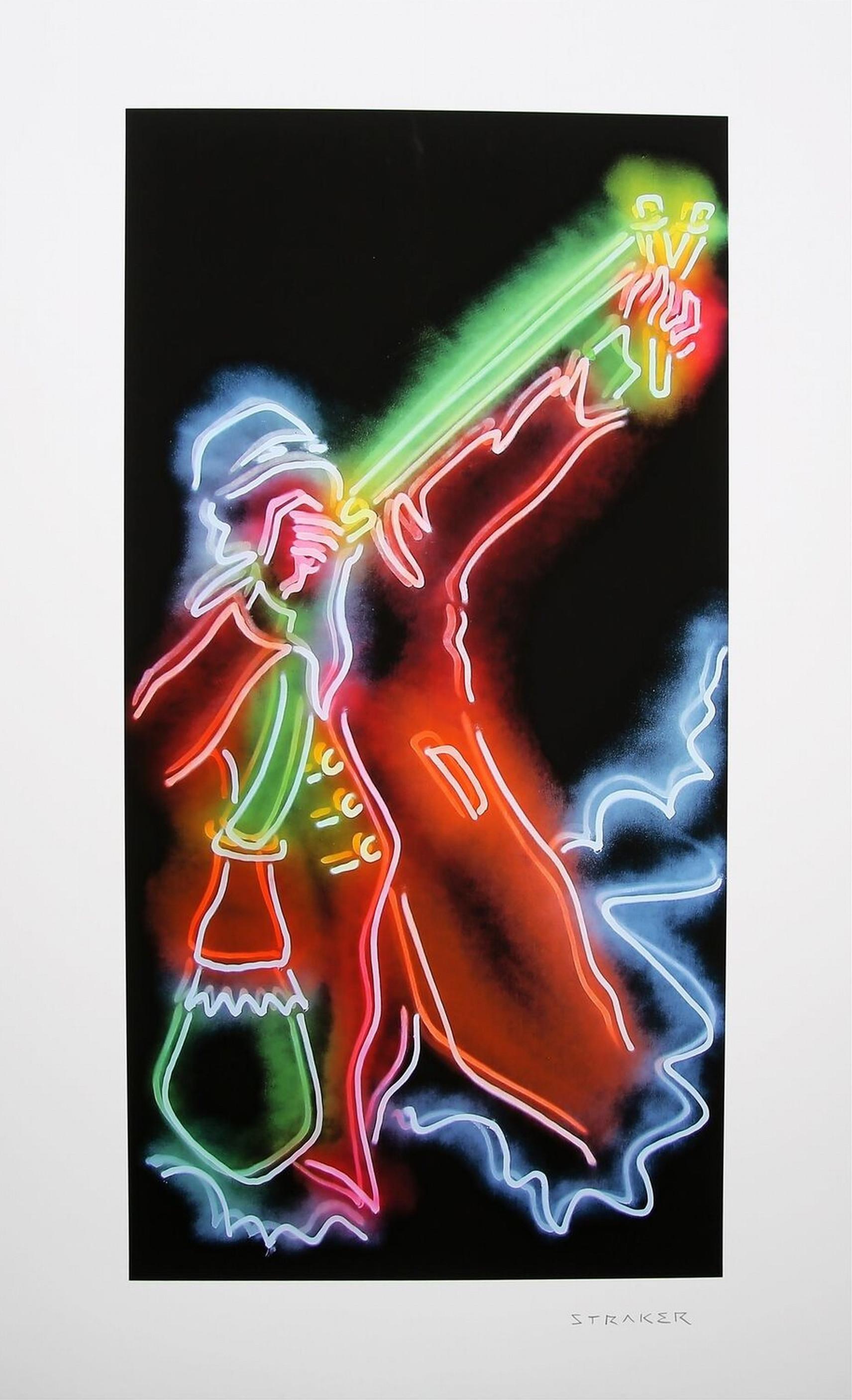 Protesta Palestina (Conflicto, Arte Callejero, Arte Graffiti, Pulverizador, ~25% DESCUENTO) - Print de Drew Straker