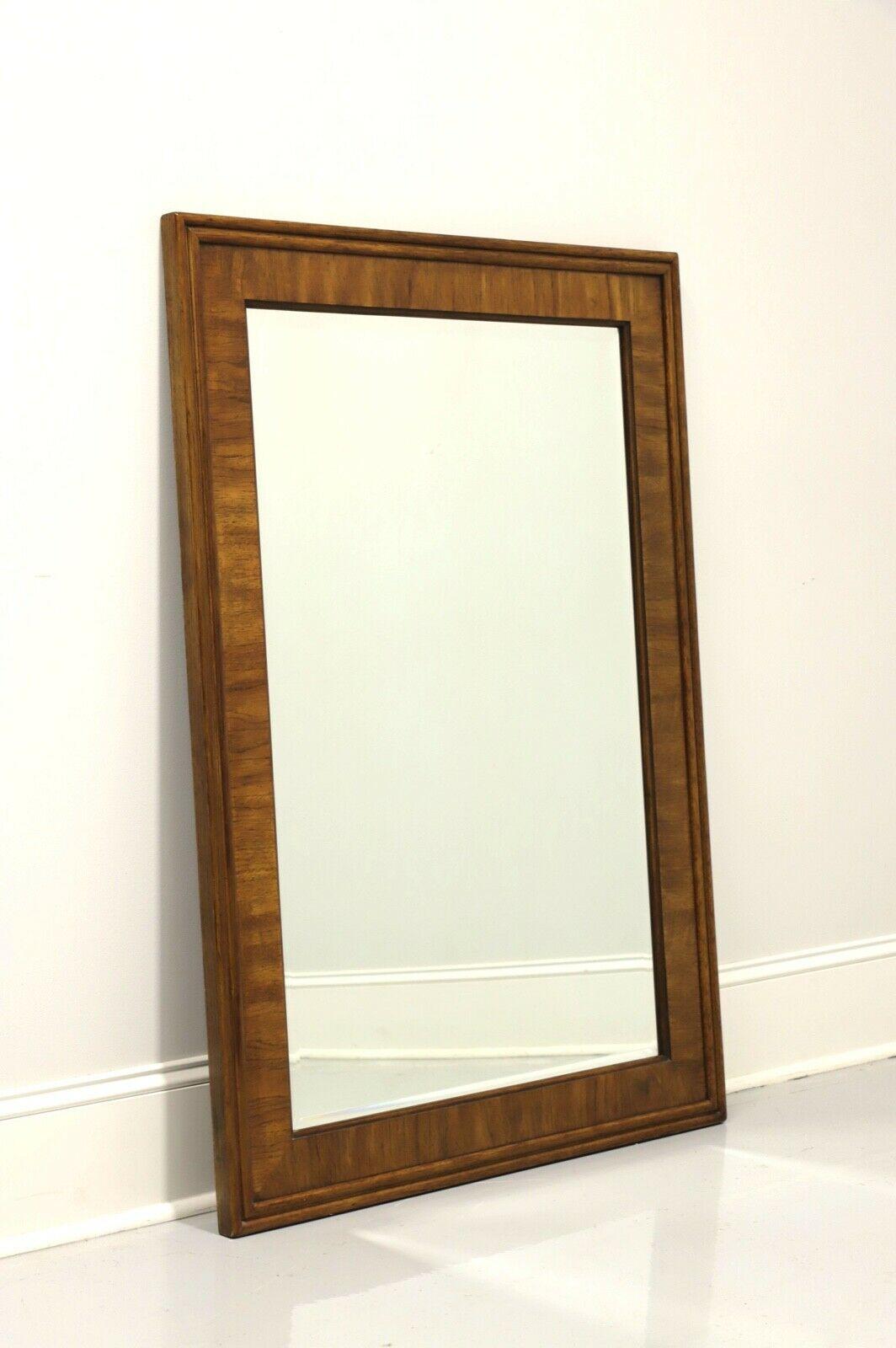 DREXEL HERITAGE Accolade Campaign Style Beveled Wall Mirror For Sale 3