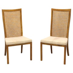 DREXEL Accolade Campaign Style Dining Side Chairs - Pair A