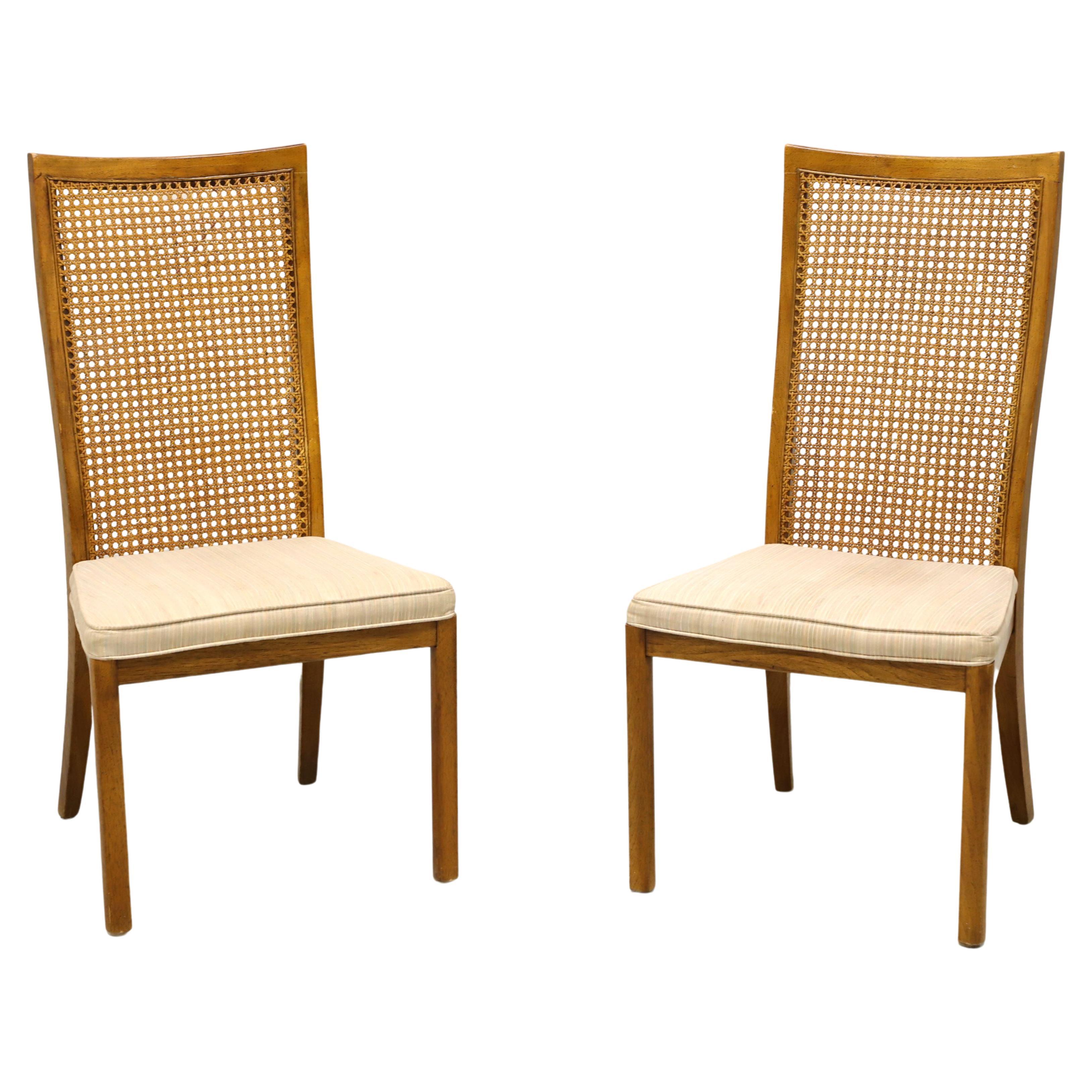 DREXEL Accolade Campaign Style Dining Side Chairs - Pair B