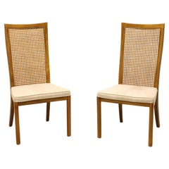 Vintage DREXEL Accolade Campaign Style Dining Side Chairs - Pair B