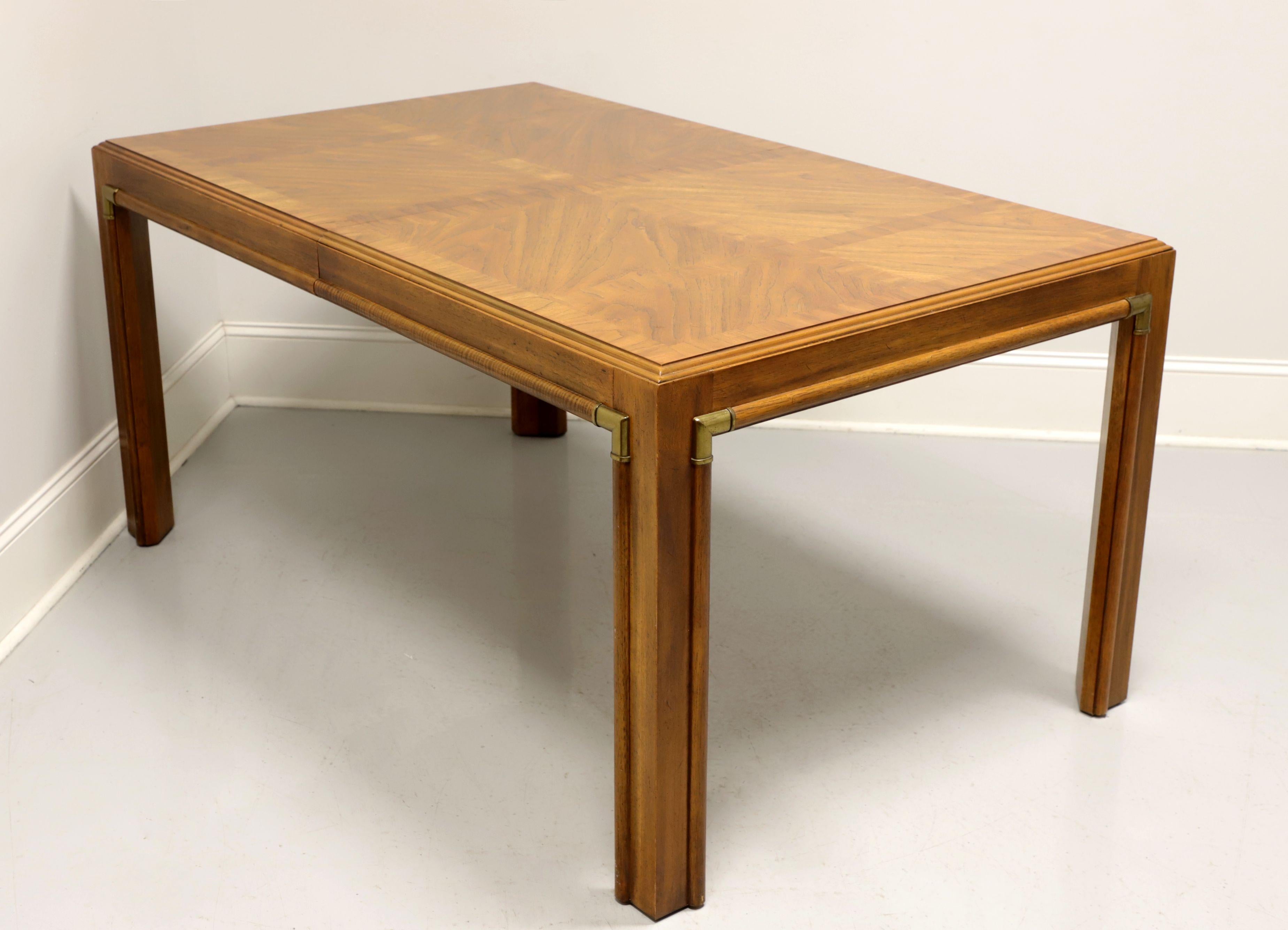 DREXEL Accolade Campaign Style Rectangular Dining Table 6